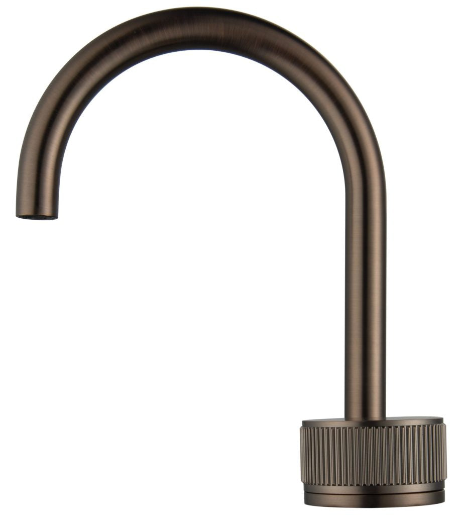 Mica Basin Hob Spout & Mixer - Dusk Bronze - (BOM)