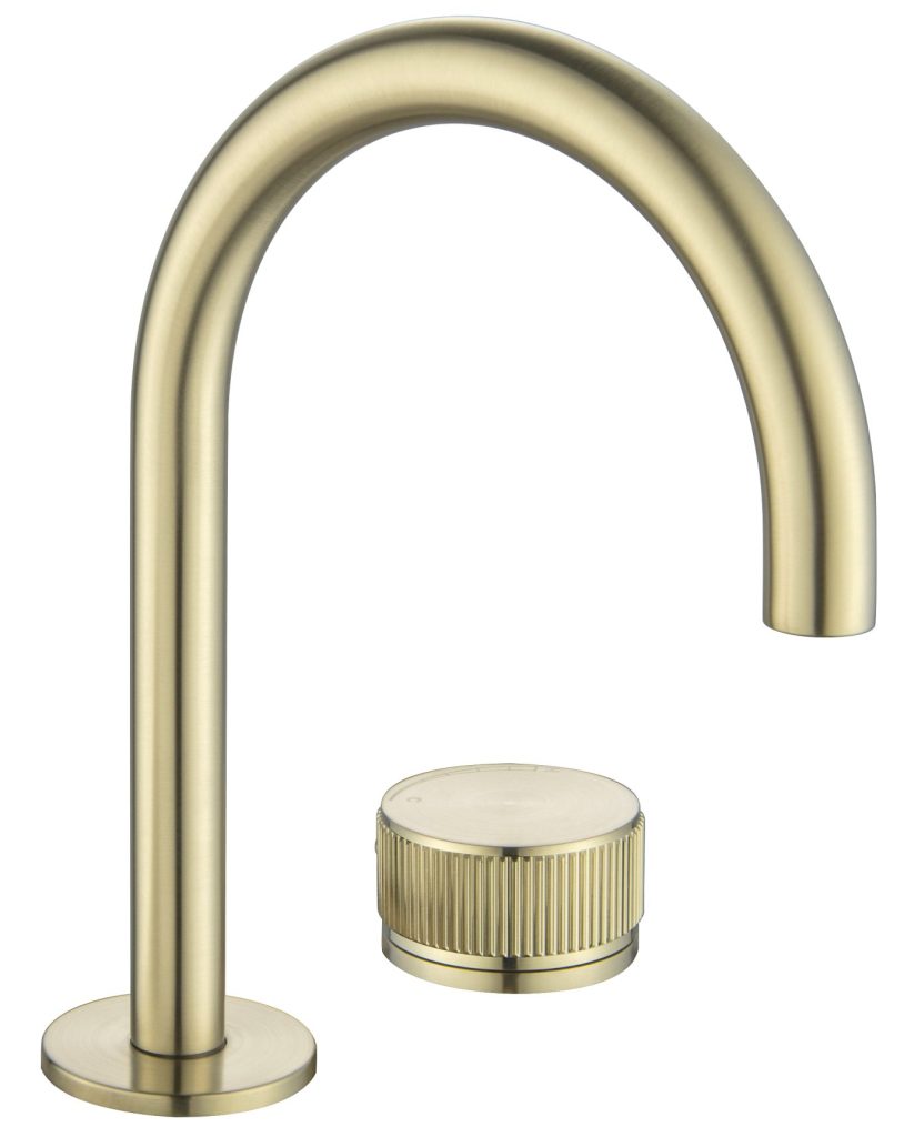 Mica Basin Hob Spout & Mixer - French Gold - (BOM)