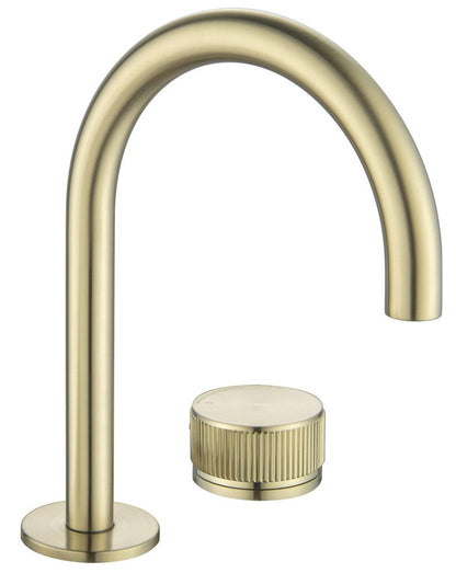 Mica Basin Hob Spout & Mixer - French Gold - (BOM)