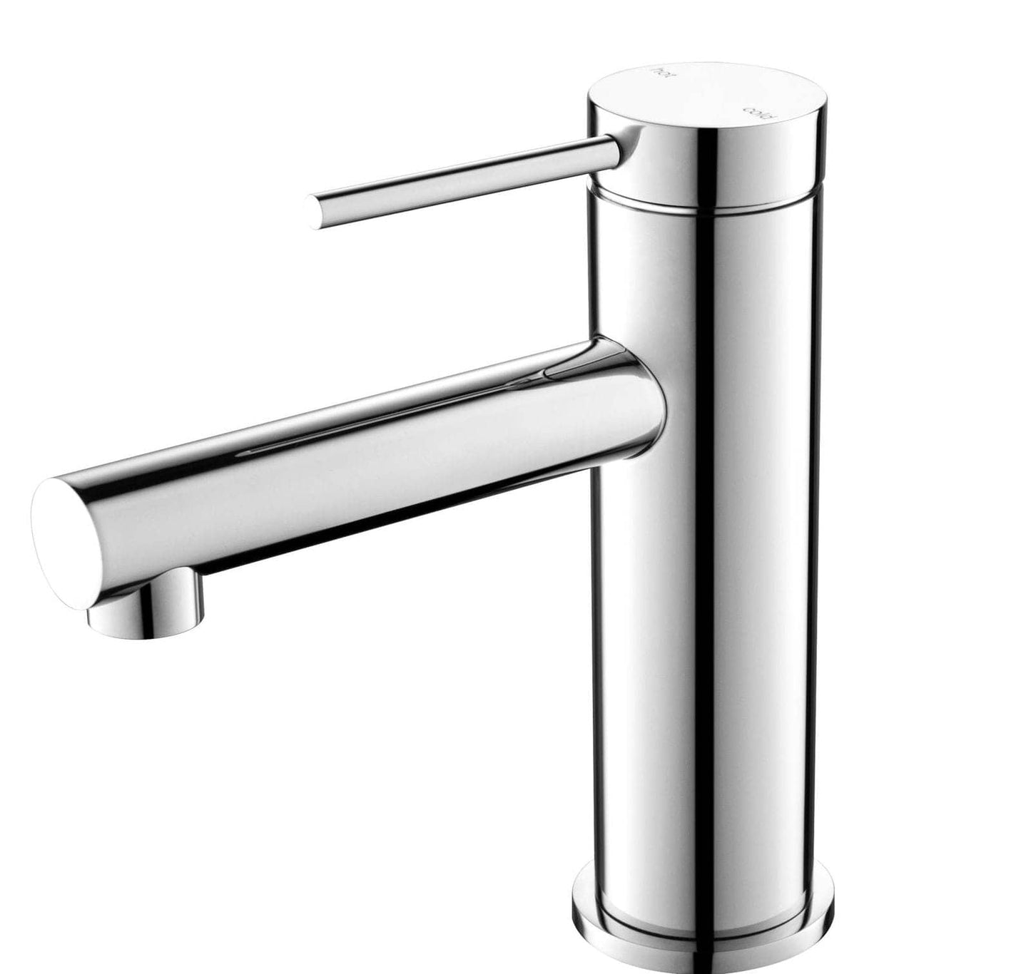 Mica Basin Mixer - Straight Spout - CHROME