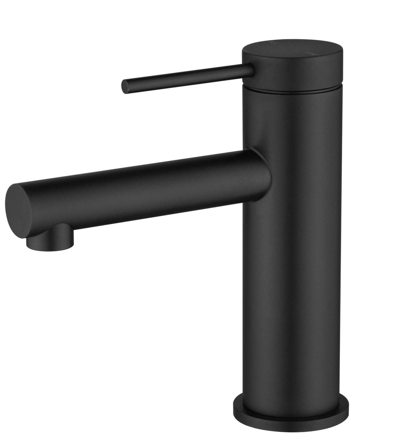 Mica Basin Mixer - Straight Spout - BLACK