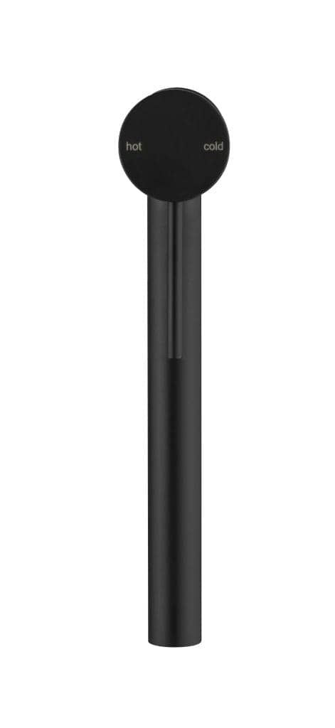 Mica TALL Basin Mixer - Straight Spout - BLACK