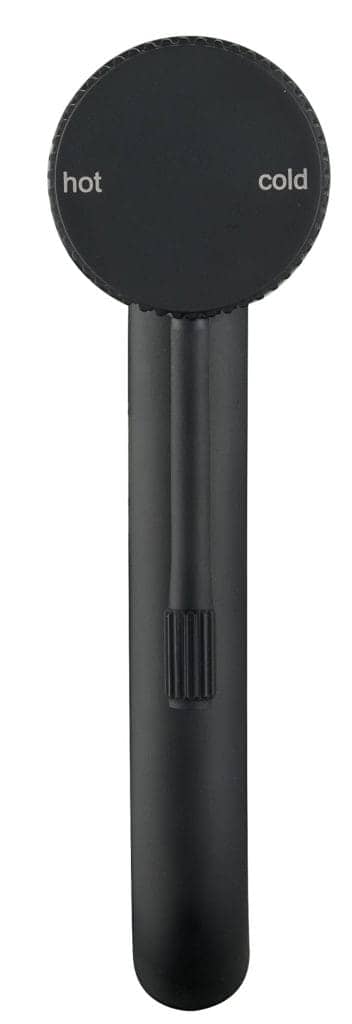 Mica Fluted Basin Mixer - Black