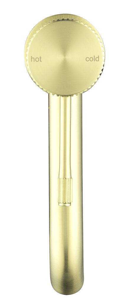 Mica Fluted Basin Mixer - French Gold