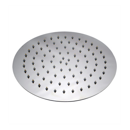 Super-slim Round Chrome Stainless Steel Shower Head 250mm