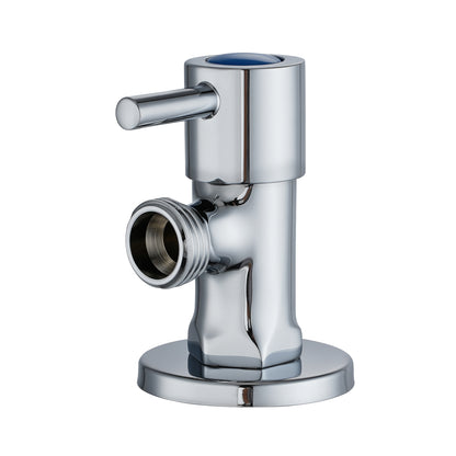 Round Chrome Toilet Stop Tap(One Pair)