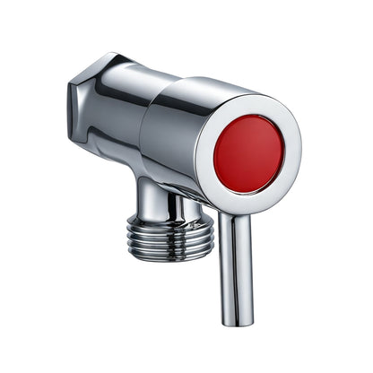 Round Chrome Toilet Stop Tap(One Pair)