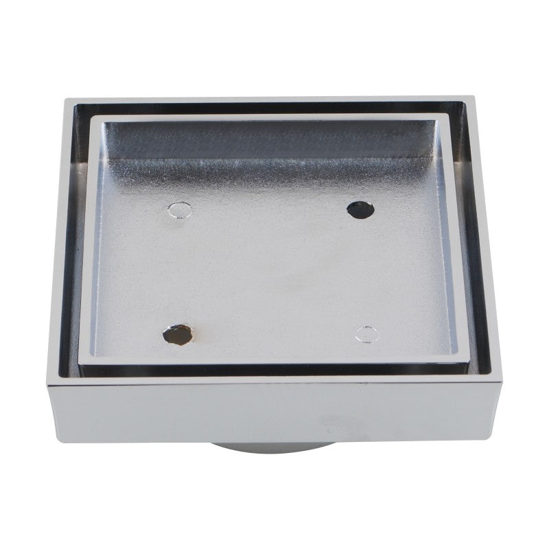 Square Chrome Electric Heated Towel Rack 4 Bars