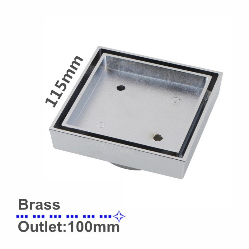 Square Chrome Electric Heated Towel Rack 4 Bars