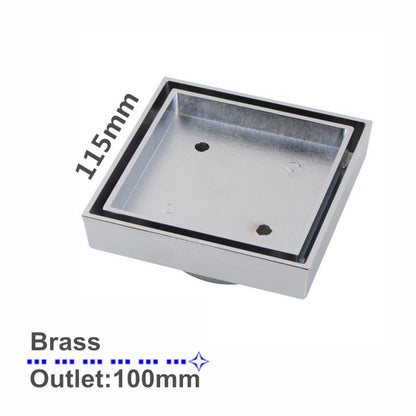 Square Chrome Electric Heated Towel Rack 4 Bars