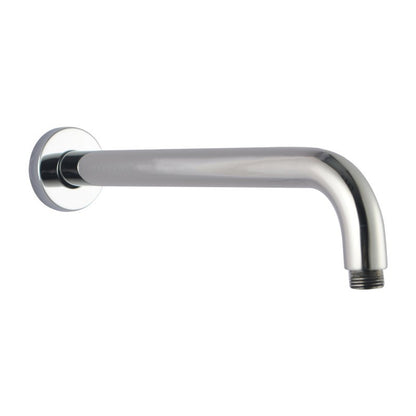 Round Chrome Wall Straight Shower Arm 400mm