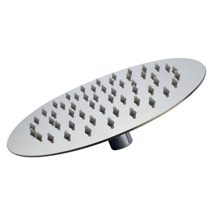 Super-slim Round Chrome Stainless Steel Shower Head 200mm