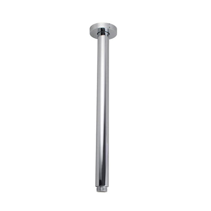 Round Chrome Ceiling Shower Arm 400mm