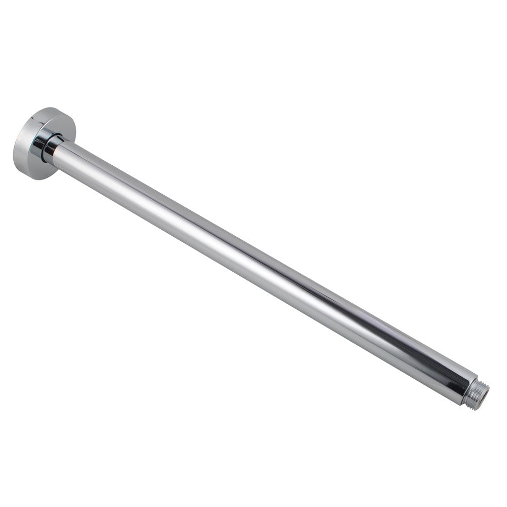 Round Chrome Ceiling Shower Arm 400mm