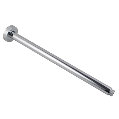 Round Chrome Ceiling Shower Arm 400mm