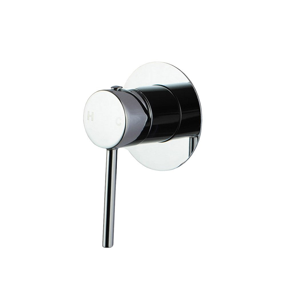 LUCID PIN Series Round Chrome Wall Mixer(color up)