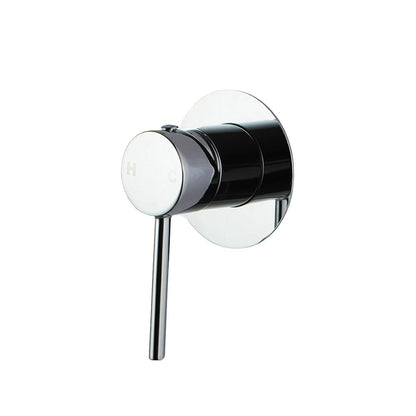 LUCID PIN Series Round Chrome Wall Mixer(color up)