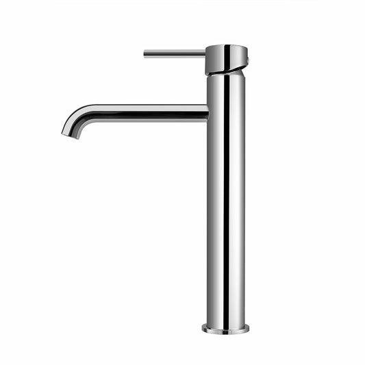 LUCID PIN Series Round Chrome Tall Basin Mixer