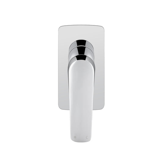 AU Series Square Chrome Wall Mixer