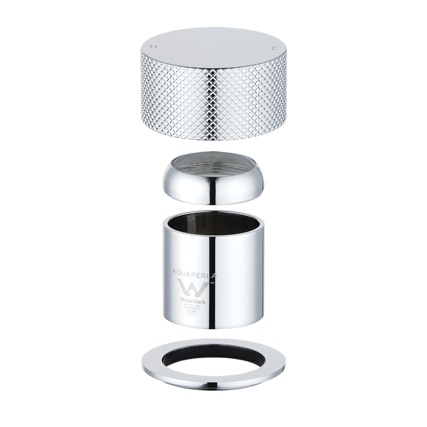 MOON Series Round Chrome Progressive Wall Mixer Handle(match CLPM)