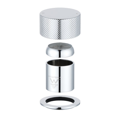 MOON Series Round Chrome Progressive Wall Mixer Handle(match CLPM)