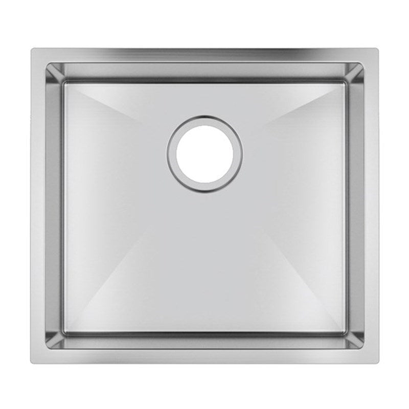 (C-500)Round Corner Chrome Stainless Steel Handmade Single Bowl Kitchen Sink 500*440*230mm