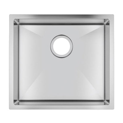 (C-500)Round Corner Chrome Stainless Steel Handmade Single Bowl Kitchen Sink 500*440*230mm