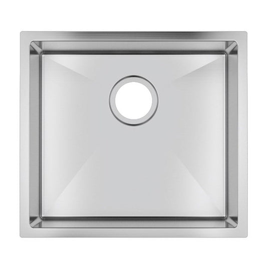 (C-500)Round Corner Chrome Stainless Steel Handmade Single Bowl Kitchen Sink 500*440*230mm