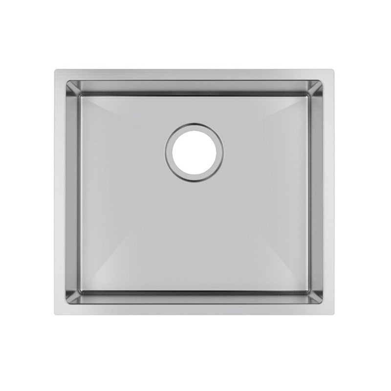(C-510)Round Corner Chrome Stainless Steel Handmade Single Bowl Kitchen Sink 510*450*230mm