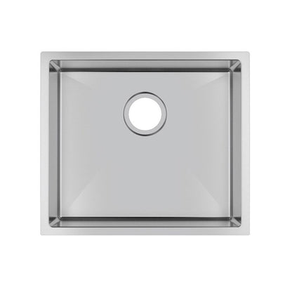 (C-510)Round Corner Chrome Stainless Steel Handmade Single Bowl Kitchen Sink 510*450*230mm