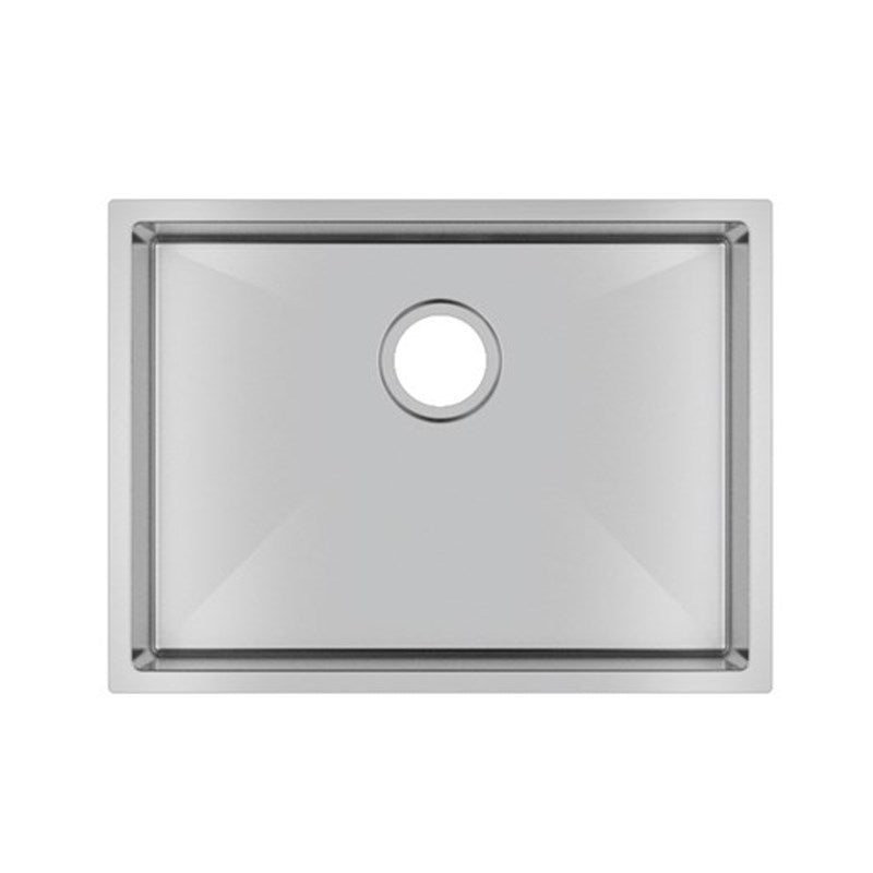 (C-600)Round Corner Chrome Stainless Steel Handmade Single Bowl Kitchen Sink 600*450*230mm