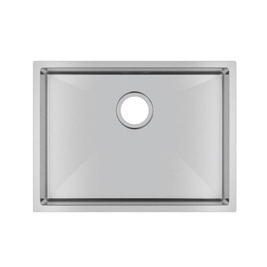 (C-600)Round Corner Chrome Stainless Steel Handmade Single Bowl Kitchen Sink 600*450*230mm