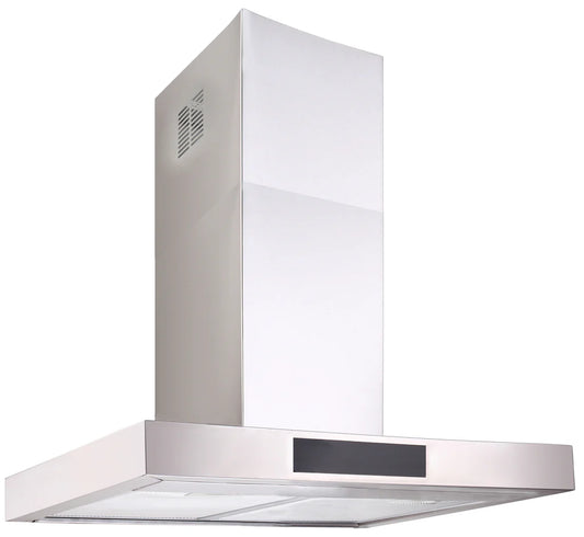 600mm SS/Black T-Bar Canopy Rangehood - 1000m³/hr, LED bar