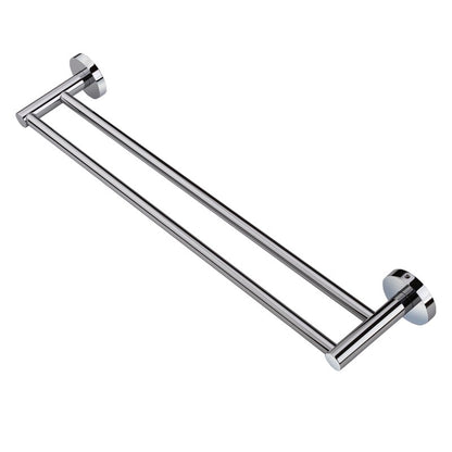 LUCID PIN Series Chrome Double Towel Rail Rail 790mm