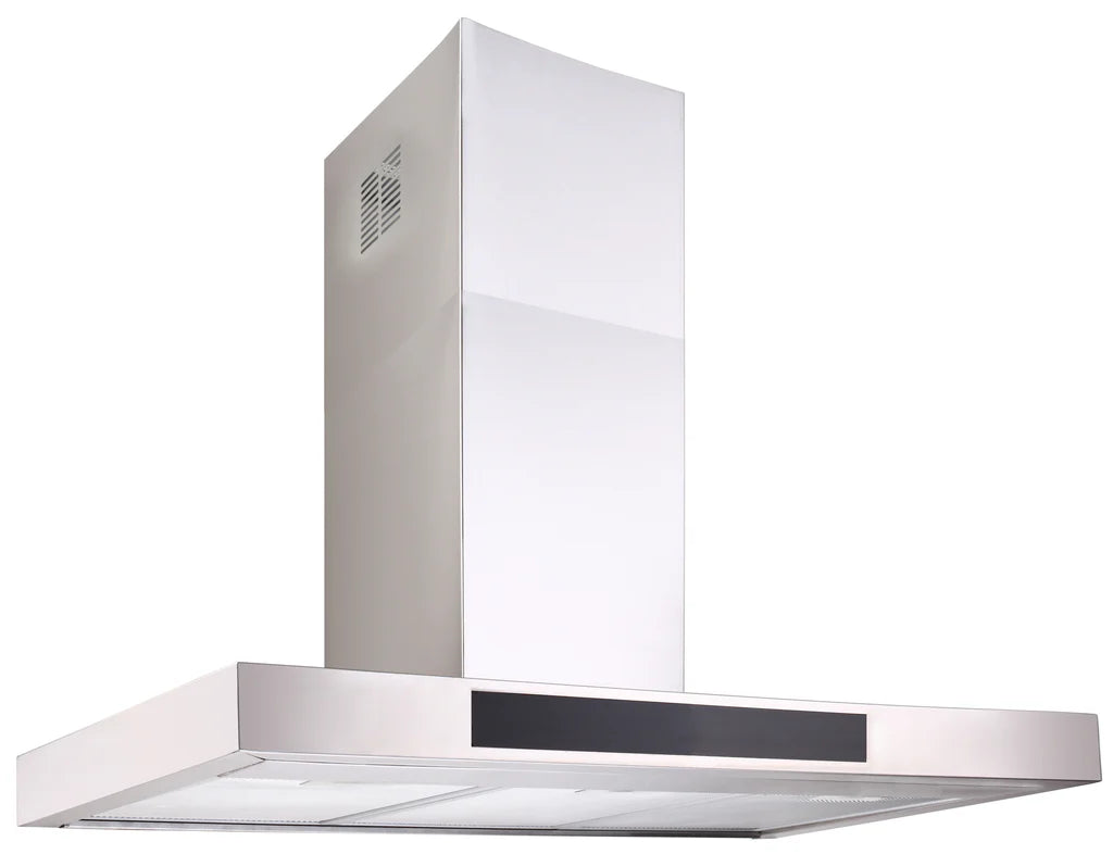 900mm SS/Black Canopy Rangehood - 1000m³/hr, LED bar
