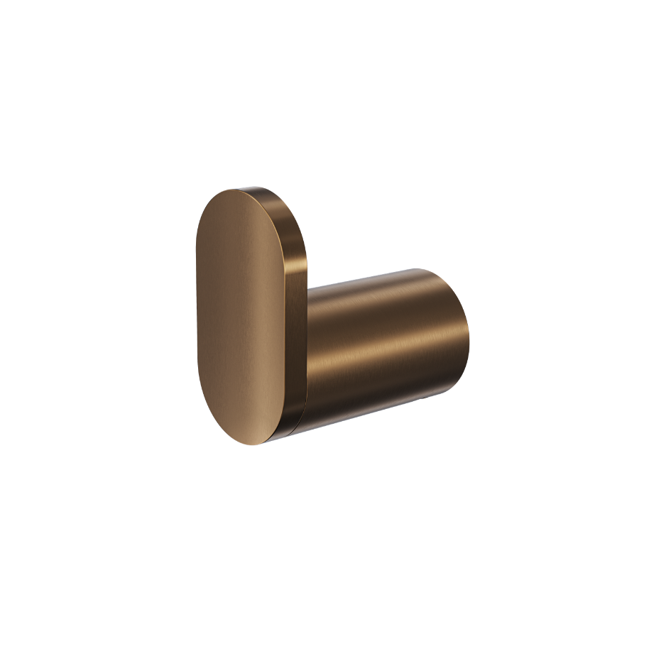 Circle Single Robe Hook - Aged Bronze