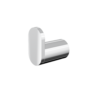 Circle Single Robe Hook - Chrome