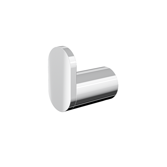 Circle Single Robe Hook - Chrome
