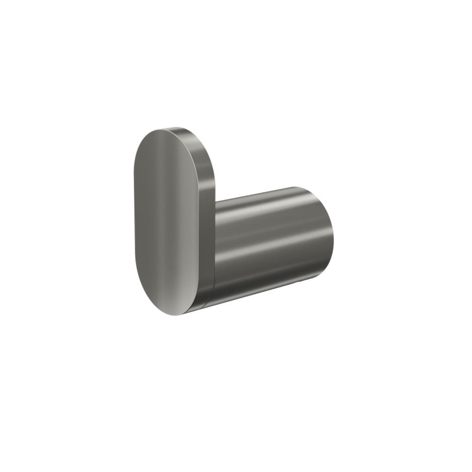 Circle Single Robe Hook - Gunmetal