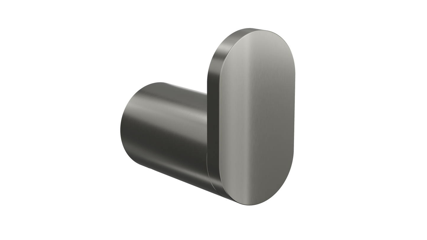 Circle Single Robe Hook - Gunmetal