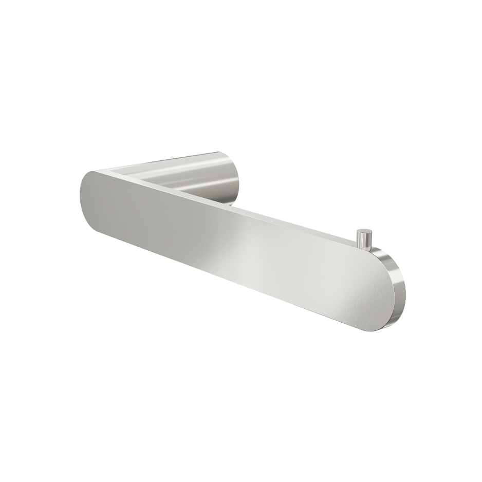 Circle Toilet Roll Holder - Brushed Nickel