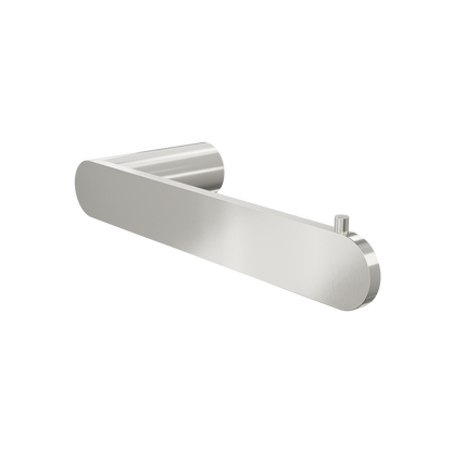 Circle Toilet Roll Holder - Brushed Nickel