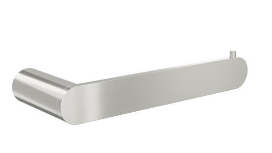 Circle Toilet Roll Holder - Brushed Nickel