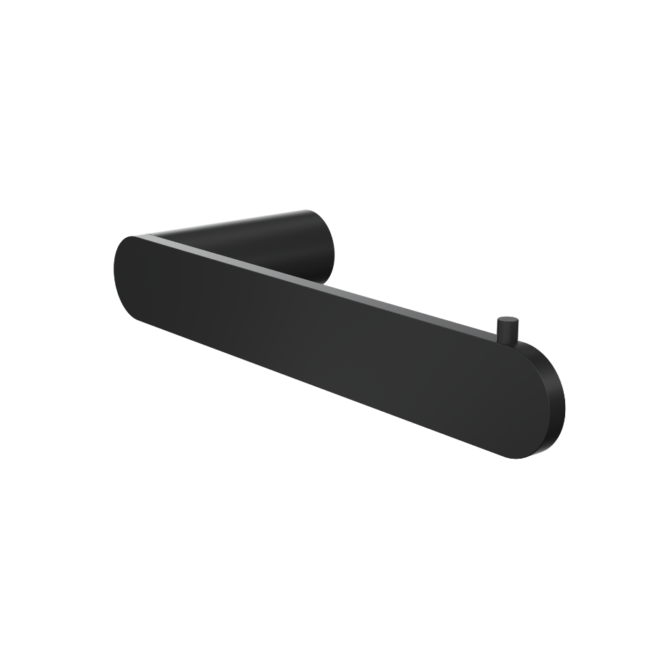 Circle Toilet Roll Holder - Matte Black