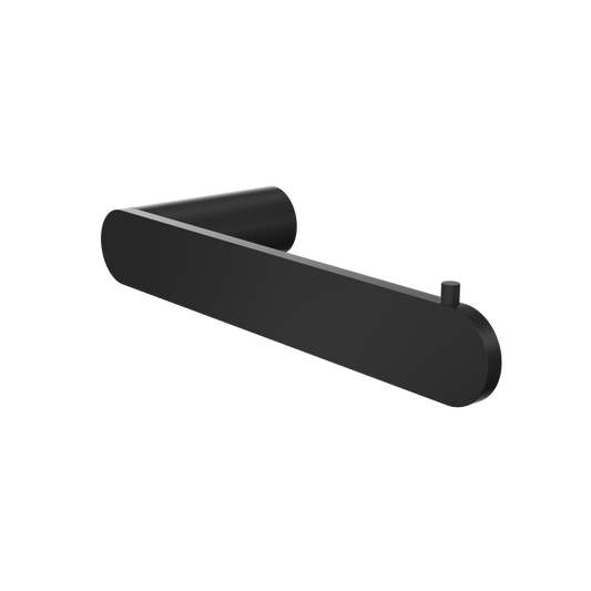 Circle Toilet Roll Holder - Matte Black