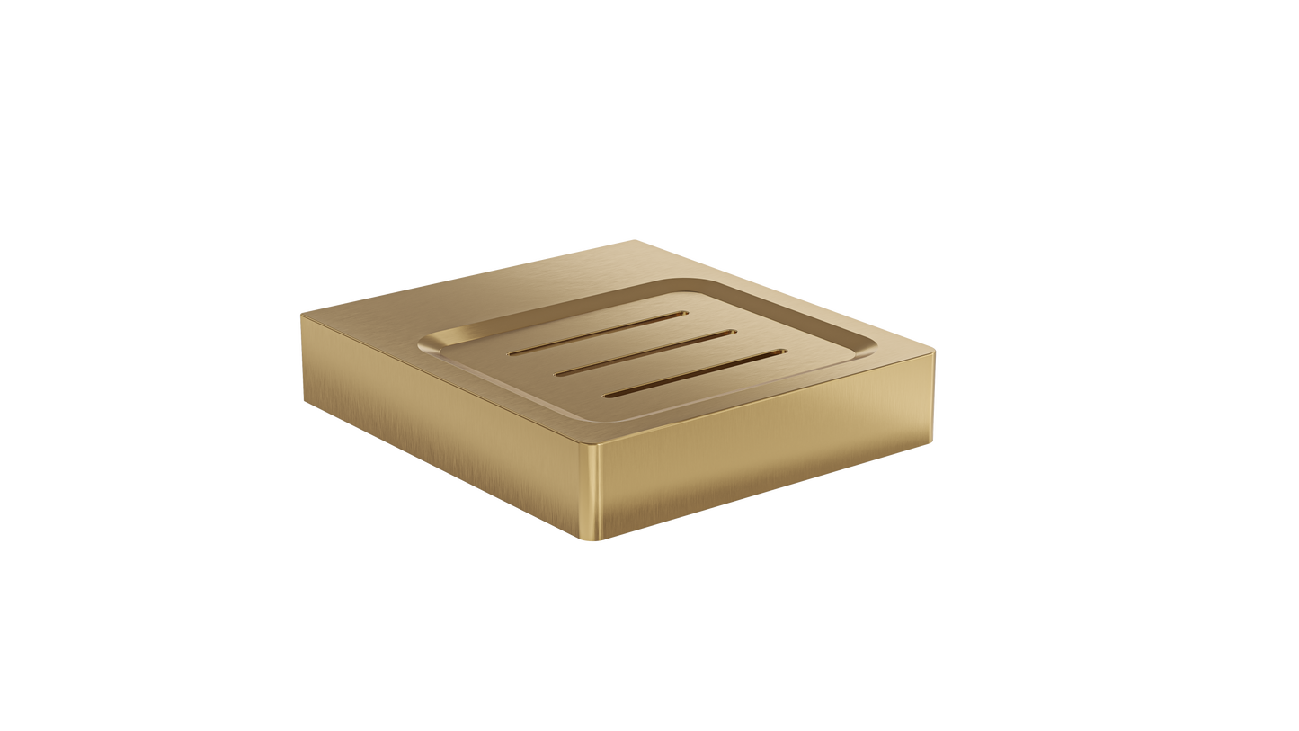 Circle Soap Dish - Brushed Brass