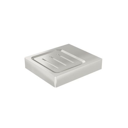 Circle Soap Dish - Brushed Nickel