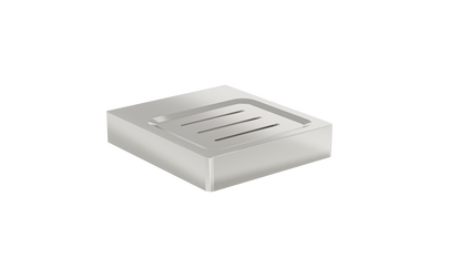 Circle Soap Dish - Brushed Nickel