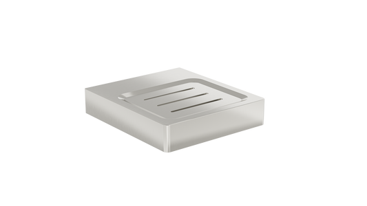 Circle Soap Dish - Brushed Nickel