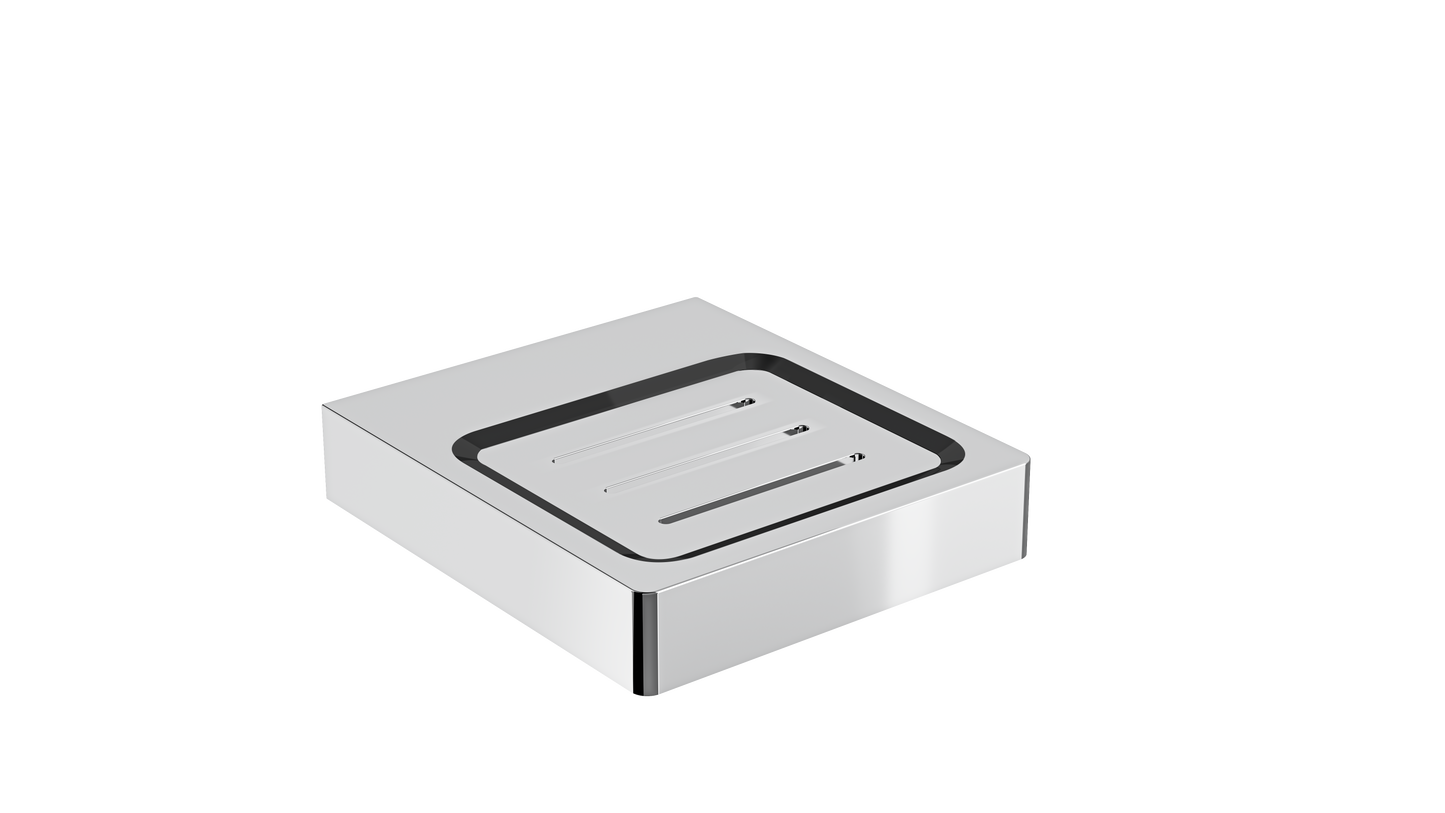 Circle Soap Dish - Chrome